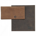 Top Grain Leather Chek-Keeper II Checkbook Cover